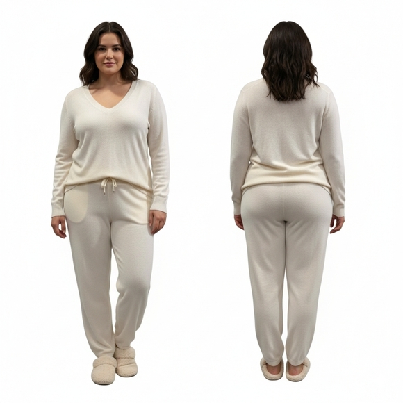 Vince Weekend 100% Cashmere Sweater Size L - Picture 4 of 9